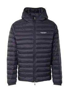 ARMANI EXCHANGE Prechodná bunda 'Down'  čierna / biela