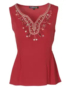 KOROSHI Blúzka  červená