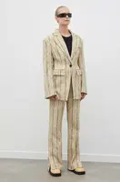 Kalhoty Day Birger et Mikkelsen dámské, černá barva, jednoduché, high waist