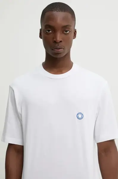 Bavlněné tričko Hugo Blue Niley