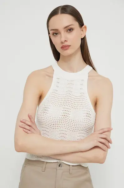 Top Sixth June dámský, béžová barva