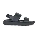 Kožené sandály Geox U SPHERICA EC6 pánské, černá barva, U45GWC 00085 C9999