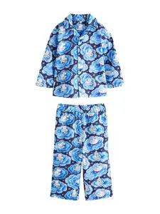 Next Pyžamo 'Cath Kidston Moomins'  modrá / tmavomodrá / biela