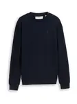 TOM TAILOR DENIM Mikina  tmavomodrá