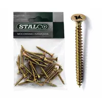 Vrut tvrzený do dřeva a dřevotřísky, ø 5,0 x 40 mm, PZ2, STALCO, bal.16 ks