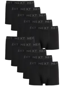 Next Boxerky  sivá melírovaná / čierna