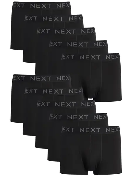 Next Boxerky  sivá melírovaná / čierna