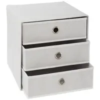 Carryhome SKLÁDACÍ KRABICE, kov, textil, karton, 32/32/31,5 cm