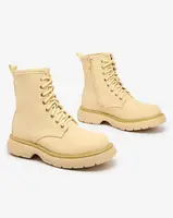 Resti Matte beige women's boots Kucillo