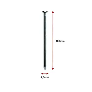 Pozinkované Stavebné Klince 4,0×100 mm