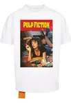 Merchcode Tričko 'Pulp Fiction Poster'  svetlohnedá / krvavo červená / čierna / biela