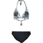 AQUOS TOFIFA Dámské dvoudílné plavky, šedá, velikost