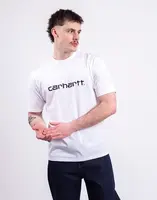 Tričko Carhartt WIP S/S Script T-Shirt White/Black