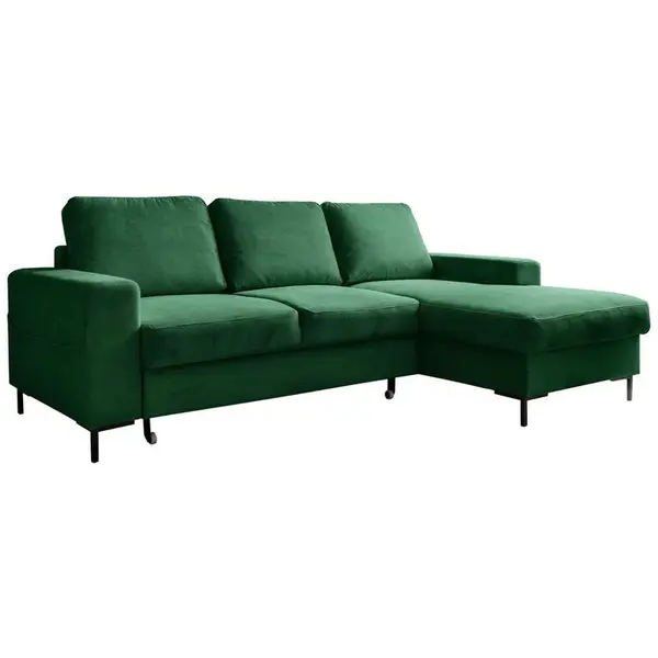 MID.YOU ROHOVÁ SEDAČKA, textil, smaragdově zelená