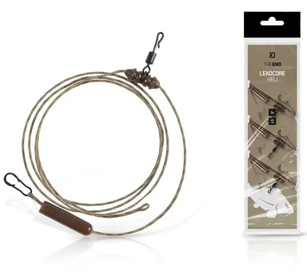 Delphin montáž theend leadcore heli 80 cm 3 ks