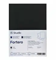 Černá lepenka Fortero 1015g 20x30cm, 5 listů