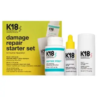 K18 Damage Repair Starter Set sada pre posilnenie vlasového vlákna 53 ml + 50 ml + 10 ml