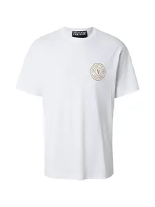 Versace Jeans Couture Tričko  zlatá / biela