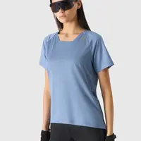 Women's quick-drying cycling T-shirt 4F - blue