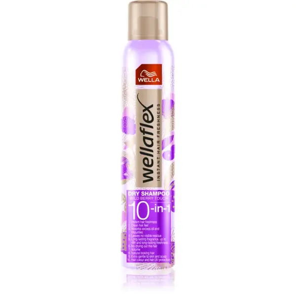 Wella Wellaflex Wild Berry Touch suchý šampón s jemnou kvetinovou vôňou 180 ml