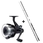 Dam prut base x carp 3,6 m 3 lb + naviják quick nova 5000 fs + vlasec 0,35 mm