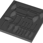 Wera 137313 Nářaďový modul - pěnová vložka 9813 pro set Hex šroubováků 9713. Bez nářadí