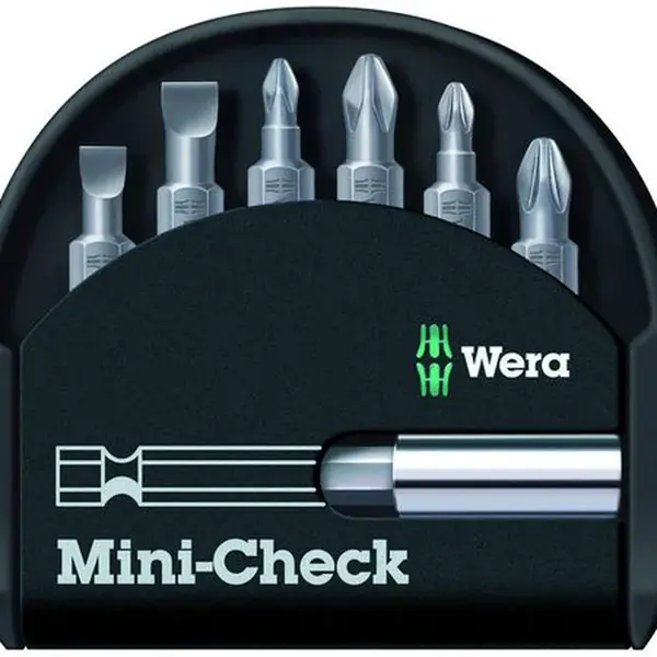 Wera 056295 6-dílná sada bitů Mini-Check s držákem 893/4/1 K