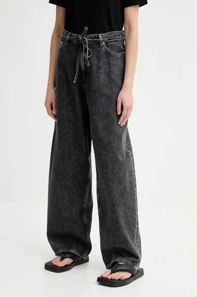 Džíny Samsoe Samsoe SAHARPER dámské, high waist, F25100162