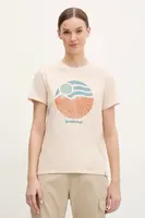 Sportovní triko Smartwool béžová barva, SW002391