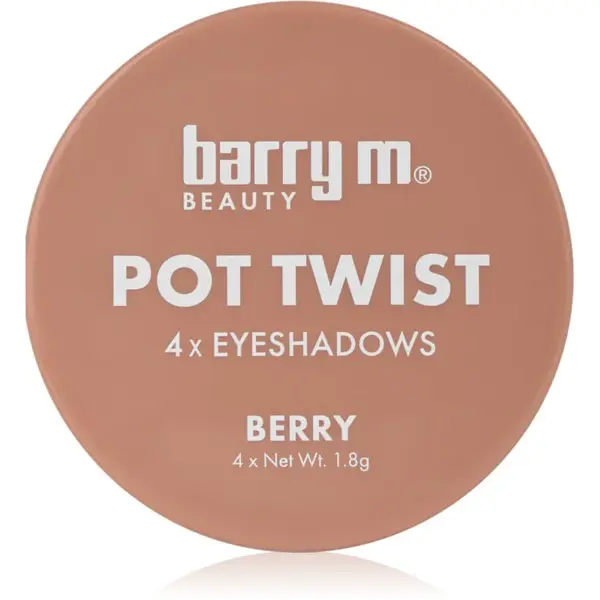 Barry M Pot Twist krémové očné tiene odtieň 4x1.8 g