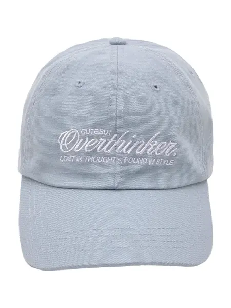 Pull&Bear Čiapka  modrosivá / biela