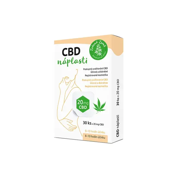 ZELENÁ ZEMĚ CBD náplasti 30 kusov