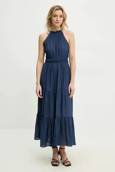 Šaty Answear.LAB tmavomodrá barva, maxi