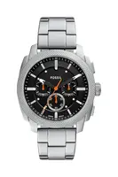 Hodinky Fossil MACHINE stříbrná barva, FS6095