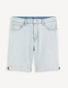 Celio Džínové kraťasy Boknitbm - Pánské