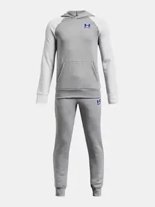 Under Armour Souprava UA Rival Fleece Suit-GRY - Kluci