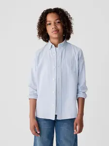GAP Dětská košile oxford - Kluci