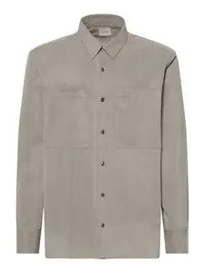 Calvin Klein Košeľa  tmavošedá