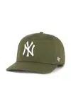 Bavlněná baseballová čepice 47 brand MLB New York Yankees zelená barva, B-FHTCH17GWP-SW