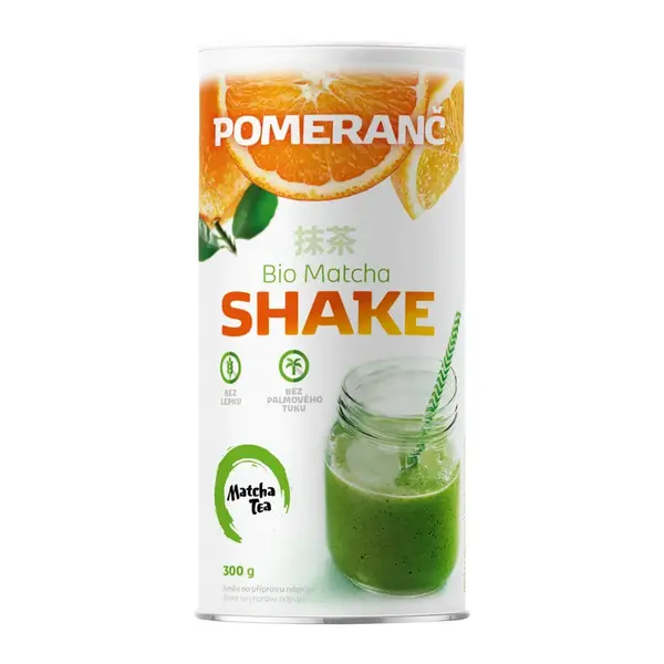 Matcha Tea BIO shake pomeranč 300 g