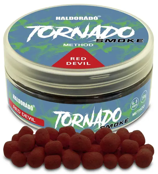 Haldorádó method wafter tornado smoke 30 g 6+8 mm - red devil