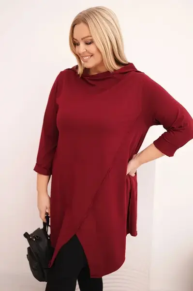 Kesi dámska asymetrická blúzka Plus Size