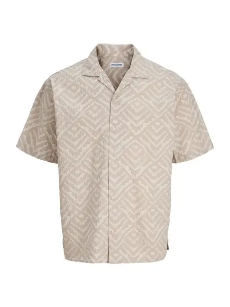 JACK & JONES Košeľa 'JJMILO'  béžová / telová