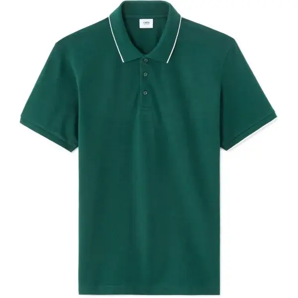 CELIO LETAIM Pánské polotričko, tmavě zelená, velikost