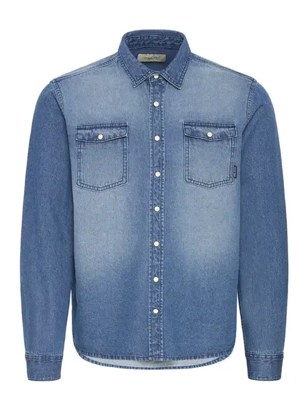BLEND Košeľa 'BHDARGO'  modrá denim