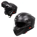 Výklopná moto přilba W-TEC Lanxamo Matt Black M (57-58)