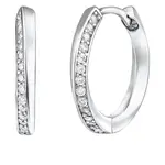 Silvego Okouzlující kruhové náušnice se zirkony Eleanor QRE148