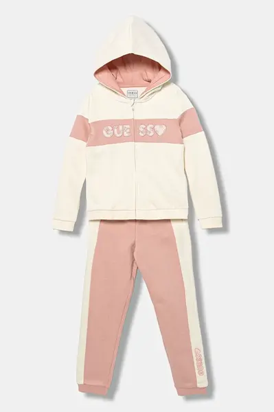 Dětská bavlněná tepláková souprava Guess