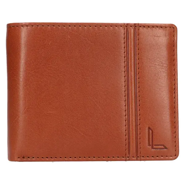 Pánská kožená peněženka Lagen Teo - koňak
