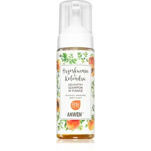 Anwen Peach & Coriander čistiaca pena pre suchú a citlivú pokožku hlavy 170 ml